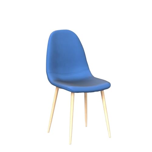 Modern Blue Velvet Dining Chair Set of 2