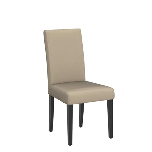 Set of 4 Yaheetech Modern Fabric Dining Chairs for Kitchen Living Room