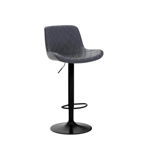 MB SUNFLOWERPROPERTY Set of 2 Adjustable White Swivel Bar Stools with Back for Kitchen Island