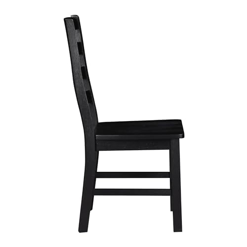 Black Farmhouse Dining Chair Set of 2