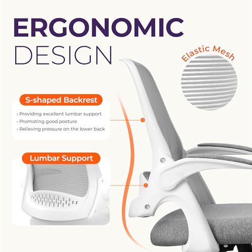 Ergonomic Office Chair with Adjustable Features for Home or Study