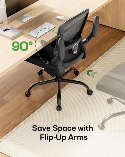 Ergonomic Mesh Office Chair with Adjustable Lumbar Support and Armrests