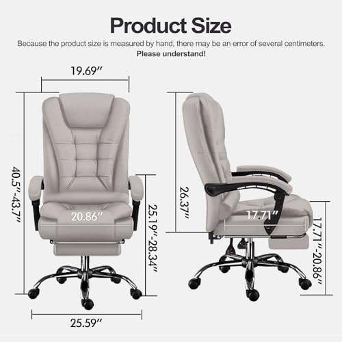 Ergonomic High Back Desk Chair for Home and Office Use