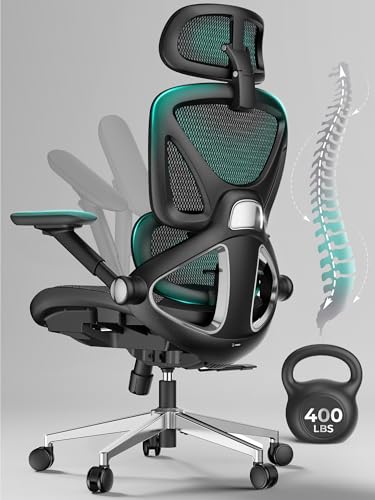 High Back Ergonomic Mesh Office Chair for Long Desk Work