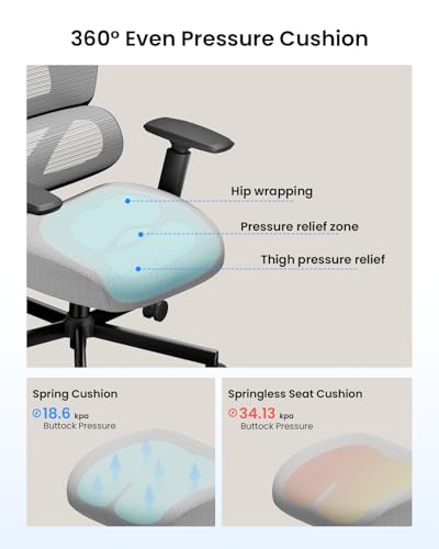 Ergonomic Office Chair with Enhanced Comfort for Big and Tall Users