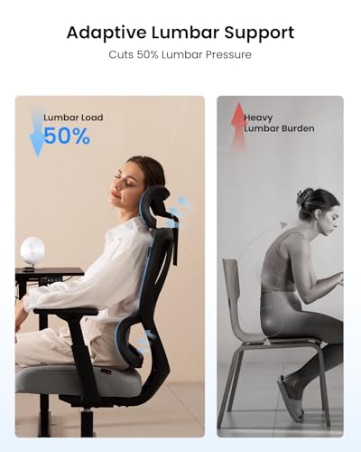 Ergonomic Office Chair with Enhanced Comfort for Big and Tall Users