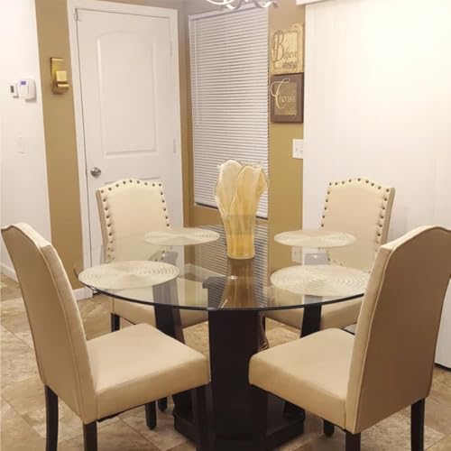 Upholstered Dining Chair Set with Nailhead Trim (2 Pieces)