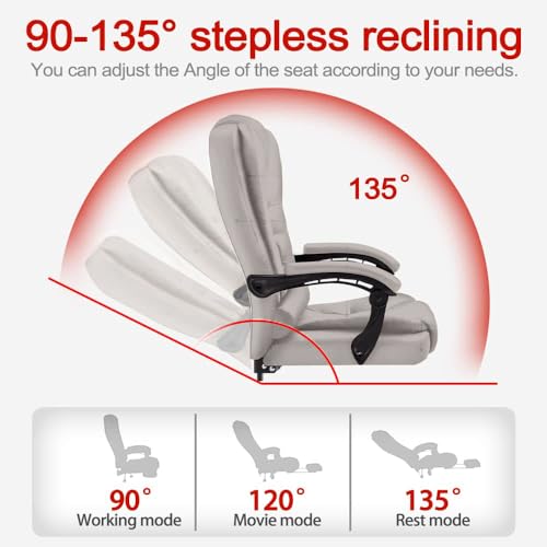Ergonomic High Back Desk Chair for Home and Office Use