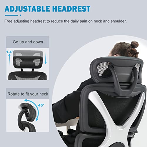 Ergonomic Office Chair with Lumbar Support for Big and Tall Individuals