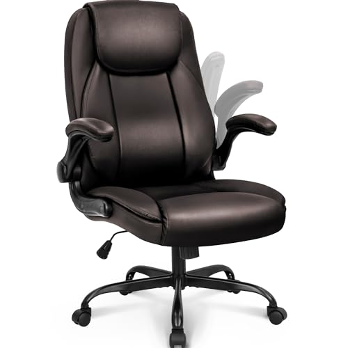 Ergonomic Office Chair with Adjustable Features for Gaming and Desk (Brown)