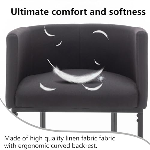 Black Counter Height Bar Stool Set - 25H, 2pcs