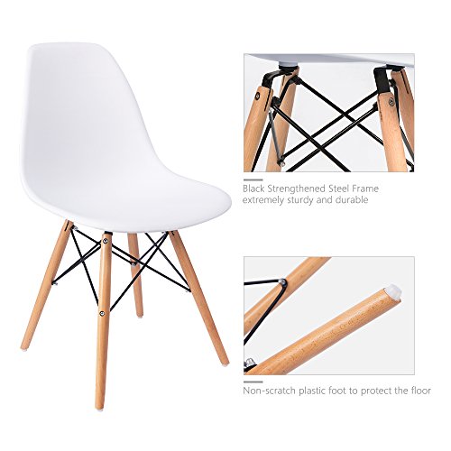 Modern White Dining Chair Set of 4 for Any Room