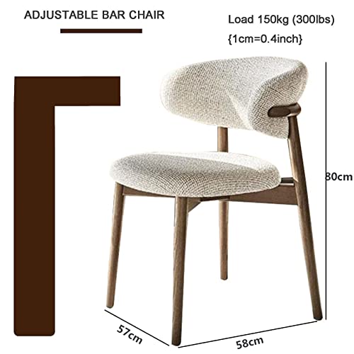 2 Mid Century Modern Walnut Dining Chairs for Kitchen and Dining
