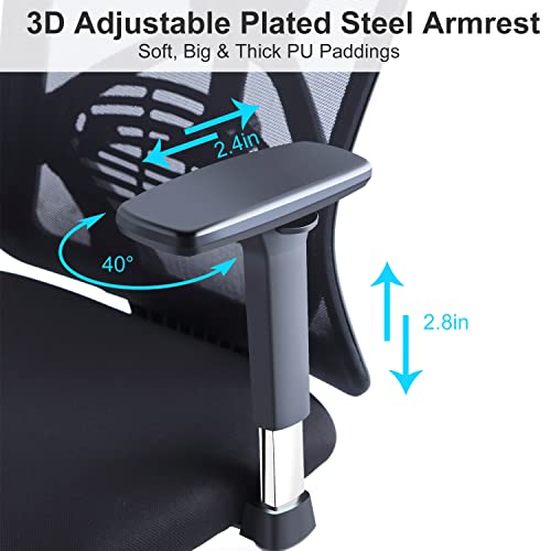 Ergonomic Office Chair with Adjustable Support for Office Use