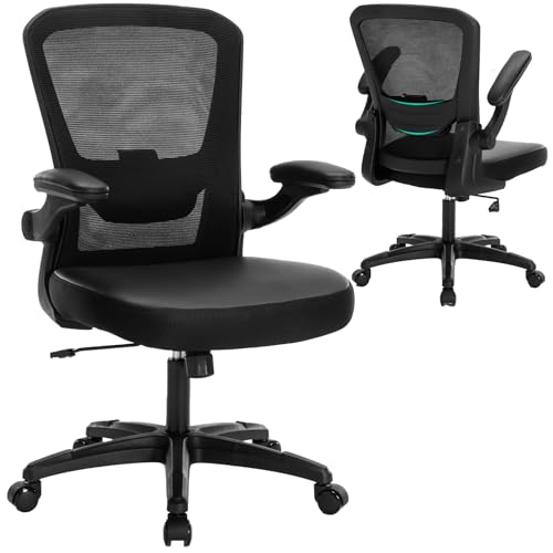 Ergonomic Office Chair with Lumbar Support and Adjustable Height for Home Office