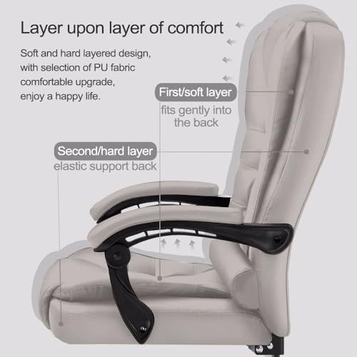 Ergonomic High Back Desk Chair for Home and Office Use