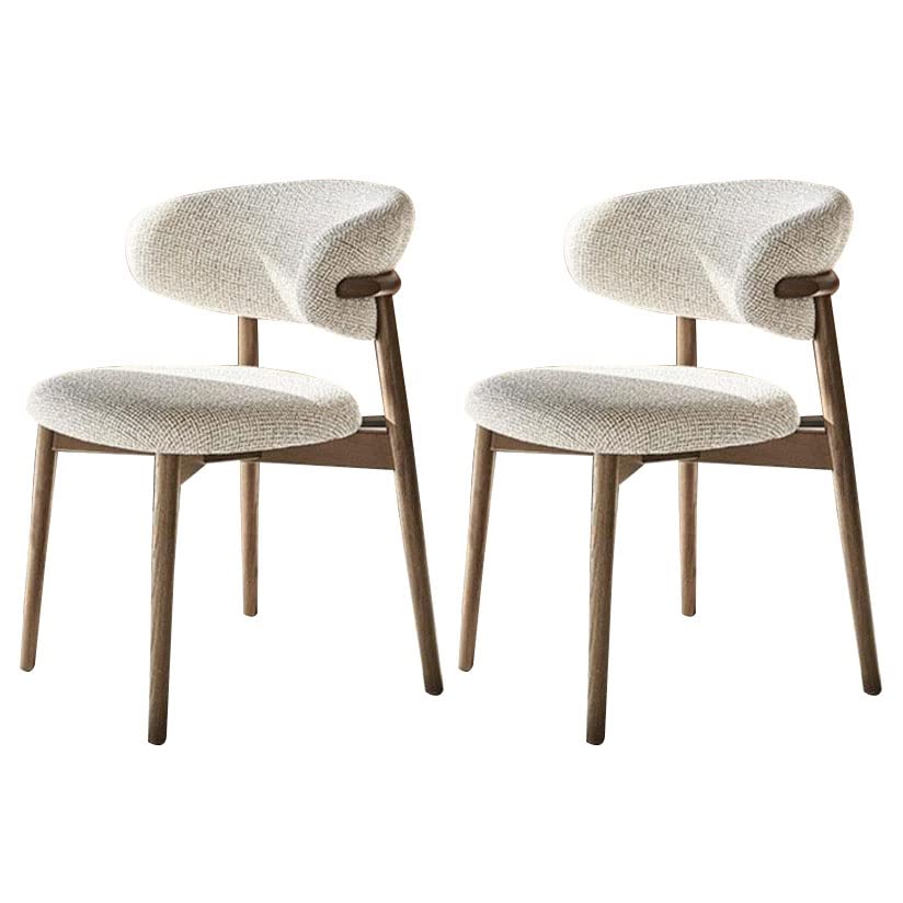 Mid Century Modern Walnut Dining Chairs for Kitchen and Dining Table