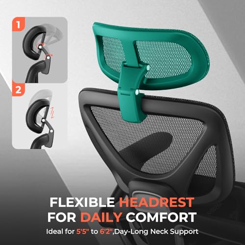 Ergonomic High Back Mesh Office Chair for Long Desk Sessions