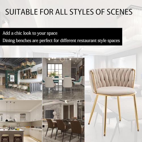 Gold Velvet Dining Chair Set of 4 for Home