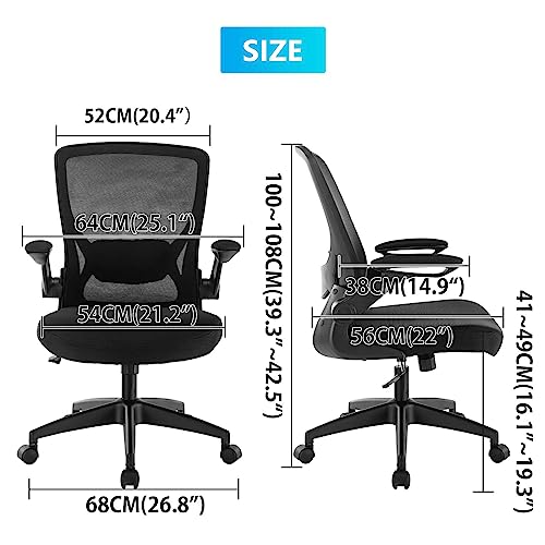 Comfortable and Adjustable Ergonomic Office Chair for Home and Gaming