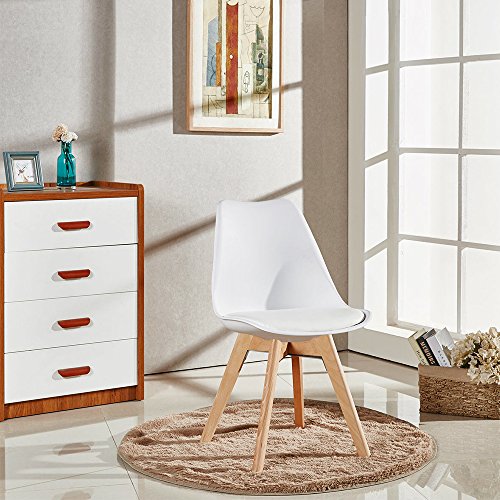 Modern Upholstered Dining Chair Set of 4 for Living Room & Kitchen