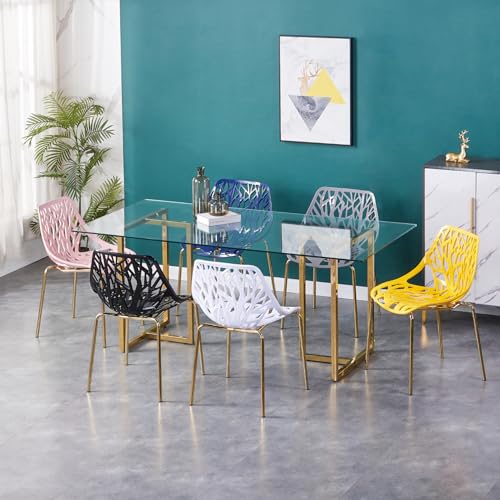 Elegant Navy Blue Dining Chairs Set of 2 for Indoor/Outdoor Use