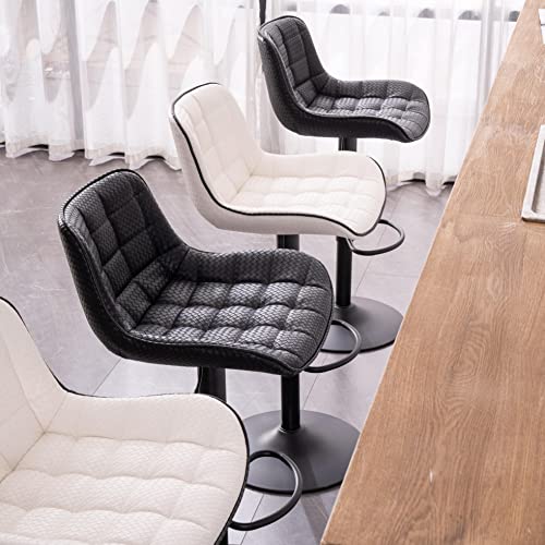 Black Kitchen Island Bar Stools Set of 2