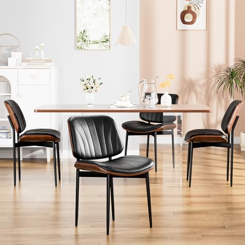 Mid Century Modern Dining Chair Set of 4