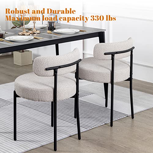 Light Grey Dining Chair Set of 2 for Modern Kitchen