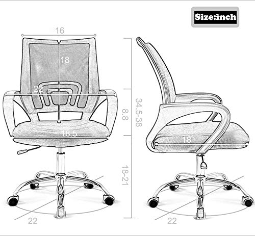 Ergonomic Mesh Office Chair with Lumbar Support for Back Pain (Black)

Target Audience: Individuals seeking a budget-friendly and comfortable office chair for back pain relief.