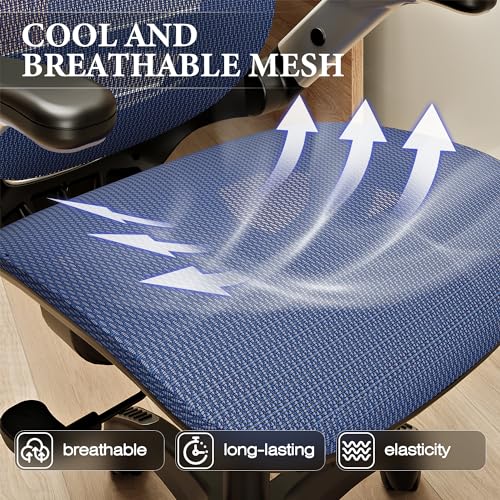 Ergonomic Office Chair with Lumbar Support and Adjustable Arms for Working and Gaming