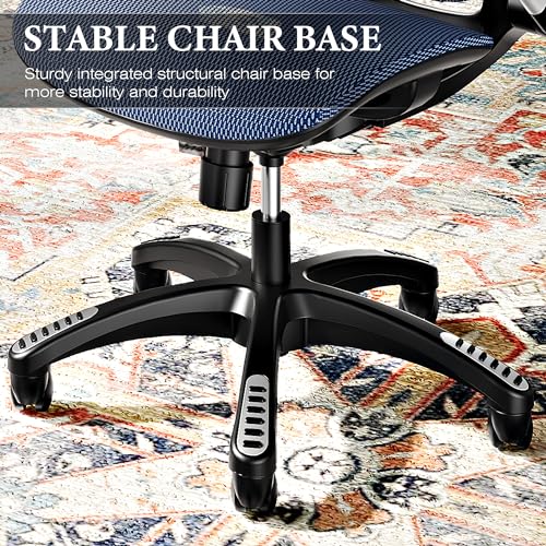 Ergonomic Office Chair with Lumbar Support and Adjustable Arms
